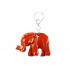 PUNANE JASPIS võtmehoidja elevant
