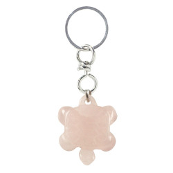 ROOSA KVARTS võtmehoidja kilpkonn