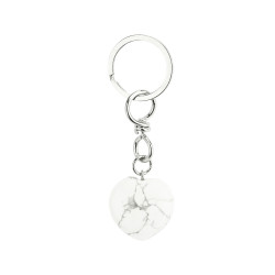 VALGE HAULIIT süda võtmehoidja