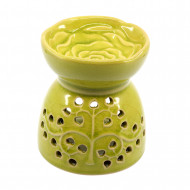 ÕLILAMP roos roheline