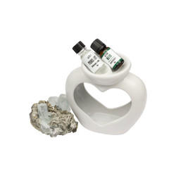 ÕLILAMP süda valge