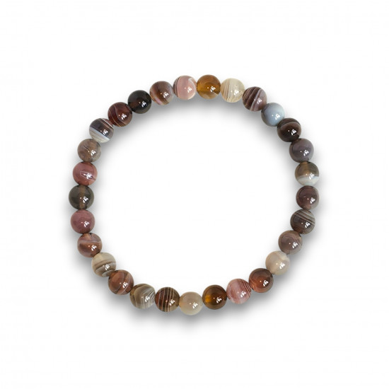 BOTSWANA AHHAAT käekett (pärl 6mm) EHTED