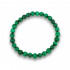 МАЛАХИТ браслет (жемчуг 6 мм)