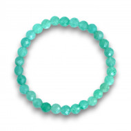 ROHELINE AVENTURIIN käekett (tahutud pärl 6 mm)