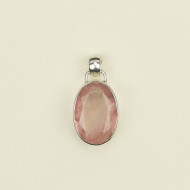 ROOSA KVARTS ripats (hõbe)