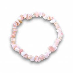 РОЗОВЫЙ ОПАЛ браслет чипсы