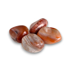 PUNANE SARDOONÜKS poleeritud 