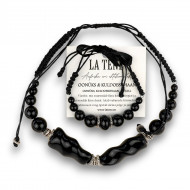 LA TENE специальная коллекция АФРИКА набор украшений "РОЗОВЫЙ КВАРЦ"