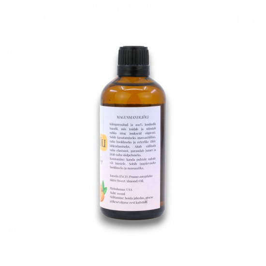 Magusmandliõli La Tene – 100% külmpressitud baasõli la-tene-magusa-mandli-õli-250ml