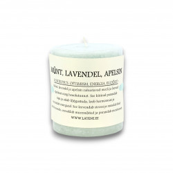 MÜNT, APELSIN ja LAVENDEL küünal  MÜNT, APELSIN ja LAVENDEL küünal