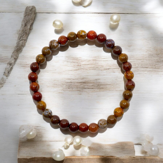 IRAI JASPIS käekett 6 mm – negatiivse energia eest kaitsev