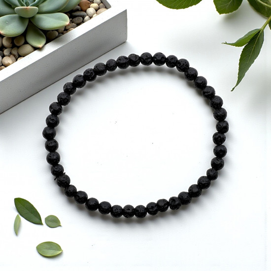 LAAVA käekett 4 mm pärl - Energialt ja elujõudu andev