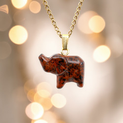 MAHAGON-OBSIDIAAN ripats elevant (metall)