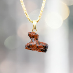 MAHAGON-OBSIDIAAN ripats hobune (metall)