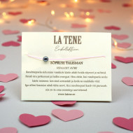 LA TENE erikollektsioon käepael HEMATIIT "SÕPRUSE TALISMAN"