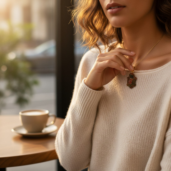 УНАКИТ кулон черепаха (металл) ЮВЕЛИРНЫЕ ИЗДЕЛИЯ