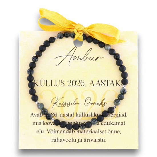 "LA TENE käekett AMBUR Küllus 2026 Kassisilm Oonüks"