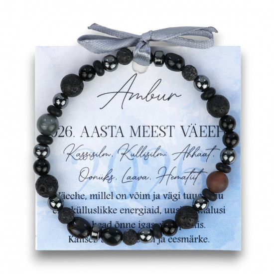 Käekett Amburi 2026 aasta – Kassisilm, Kullisilm, Ahhaat, Oonüks, Laava, Hematiit