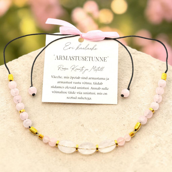 Roosa kvartsi väeehe südametšakra ehe naistele