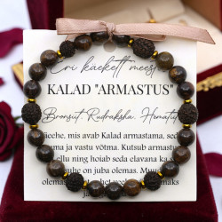 LA TENE erikollektsioon käekett meestele KALAD "ARMASTUS"