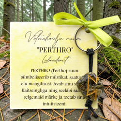 LABRADORIIT võtmehoidja ruun "PERTHO" 