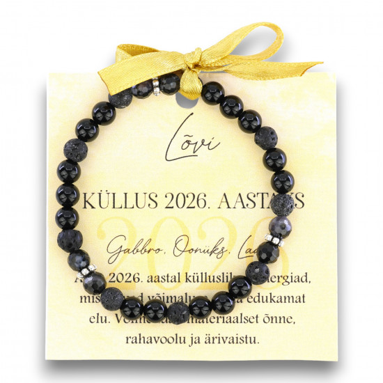 "LA TENE käekett LÕVI Küllus 2026 Gabbro, Oonüks, Laava"