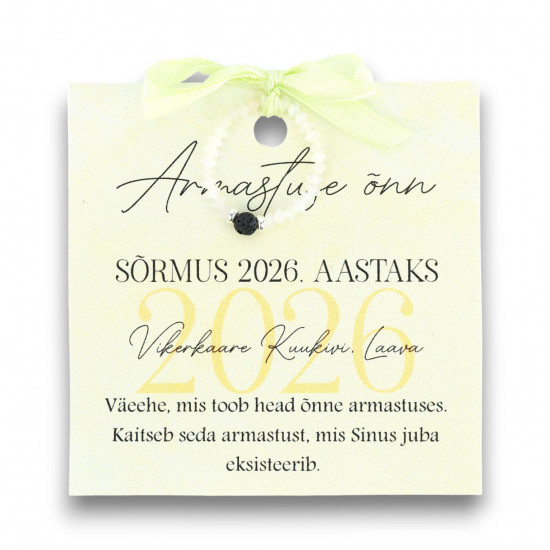 "LA TENE sõrmus Armastuse õnn 2026 Vikerkaare Kuukivi, Laava"