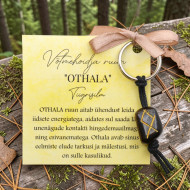 TIIGRISILM võtmehoidja ruun "OTHALA"
