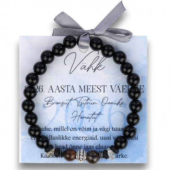 Käekett Vähk 2026 aasta – Väeehe, Bronsiit, Tsitriin, Oonüks ja Hematiit