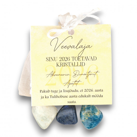 Veevalaja tähtkuju kristallid Tulihobuse aastaks - armastus, edu ja energia