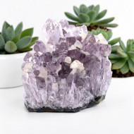 АМЕТИСТ + ГОРНЫЙ ХРУСТАЛЬ жеода