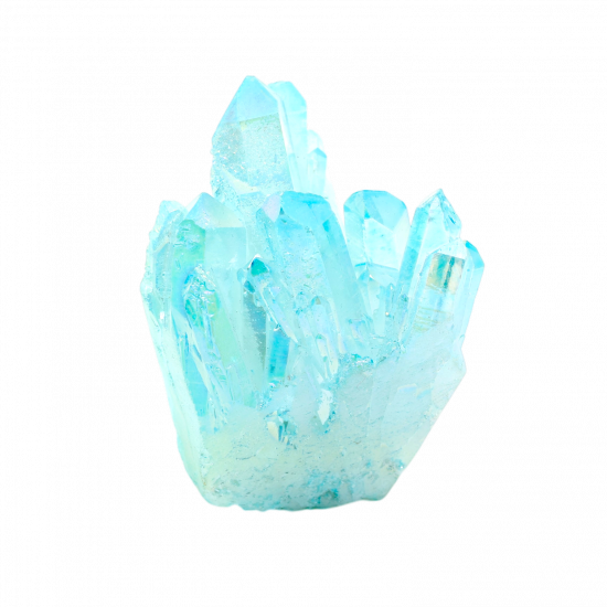Aqua Aura kvarts geood spirituaalseks arenguks ja meditatsiooniks