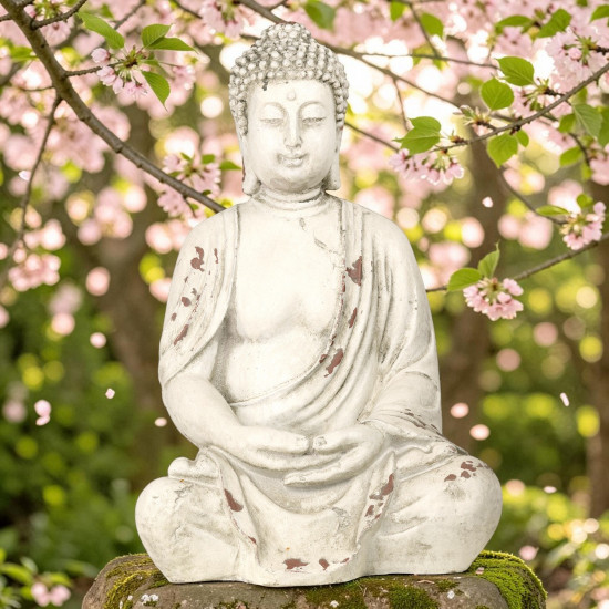 Buddha hall kuju Dhyna Mudra meditatsiooniasendis
