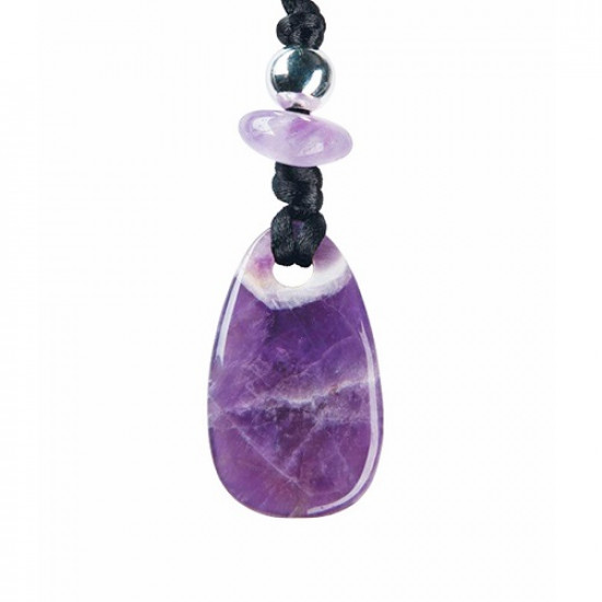 AMETÜST-ŠEVROON AMETÜST talisman paelaga AMETÜST-ŠEVROON AMETÜST talisman paelaga