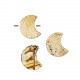 PICTURE JASPER half moon with a hole JEWELLERY PICTURE JASPER half moon with a hole JEWELLERY