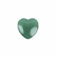 GREEN AVENTURINE with a hole heart GREEN AVENTURINE with a hole heart