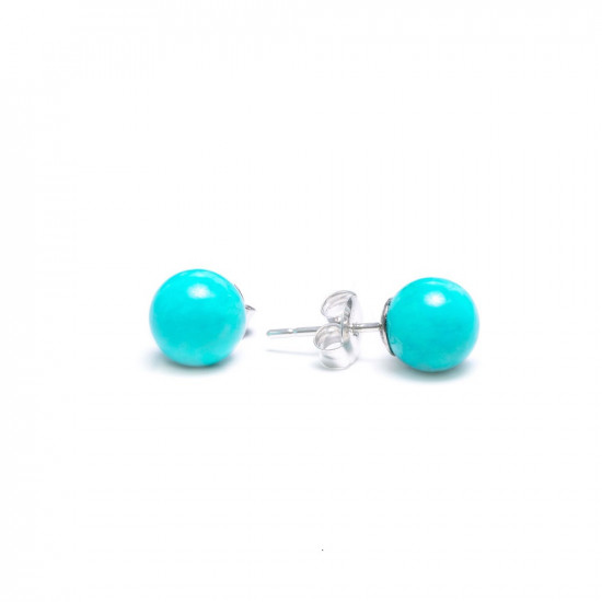 AMAZONITE earrings spot (silver 925) SILVER JEWELRY AMAZONITE earrings spot (silver 925) SILVER JEWELRY