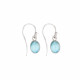 LARIMAR earrings oval (silver 925) LARIMAR earrings oval (silver 925)
