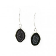 MUST AHHAAT kõrvarõngad geood (hõbe 925) MUST AHHAAT kõrvarõngad geood (hõbe 925)