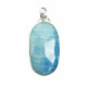 AQUAMARINE pendant faceted (silver 925) AQUAMARINE pendant faceted (silver 925)
