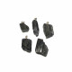 BLACK TOURMALINE pendant rough different shaped (silver 925) JEWELRY BLACK TOURMALINE pendant rough different shaped (silver 925) JEWELRY