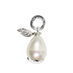 PÄRLIKARP ripats lehega (hõbe 925)