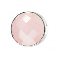 ROOSA KVARTS ripats (ümmargune) (hõbe 925) ROOSA KVARTS ripats (ümmargune) (hõbe 925)