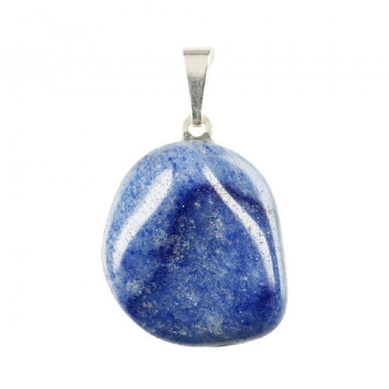 BLUE QUARTZ pendant (silver 925) JEWELLERIES BLUE QUARTZ pendant (silver 925) JEWELLERIES