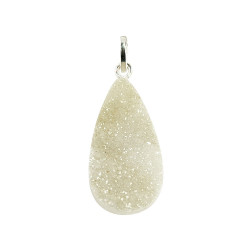 VALGE DRUZY AHHAAT ripats (hõbe 925) VALGE DRUZY AHHAAT ripats (hõbe 925)