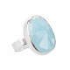 AQUAMARINE ring (silver 925) JEWELRY AQUAMARINE ring (silver 925) JEWELRY