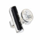 BLACK TOURMALINE and ROCK CRYSTAL ring (silver 925) JEWELRY BLACK TOURMALINE and ROCK CRYSTAL ring (silver 925) JEWELRY
