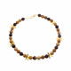 PETRIFIED WOOD necklace (golden silver 925) PETRIFIED WOOD necklace (golden silver 925)