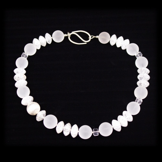 ROCK CRYSTAL necklace (silver 925) ROCK CRYSTAL necklace (silver 925)