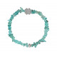 APATITE bracelet chips with clover APATITE bracelet chips with clover